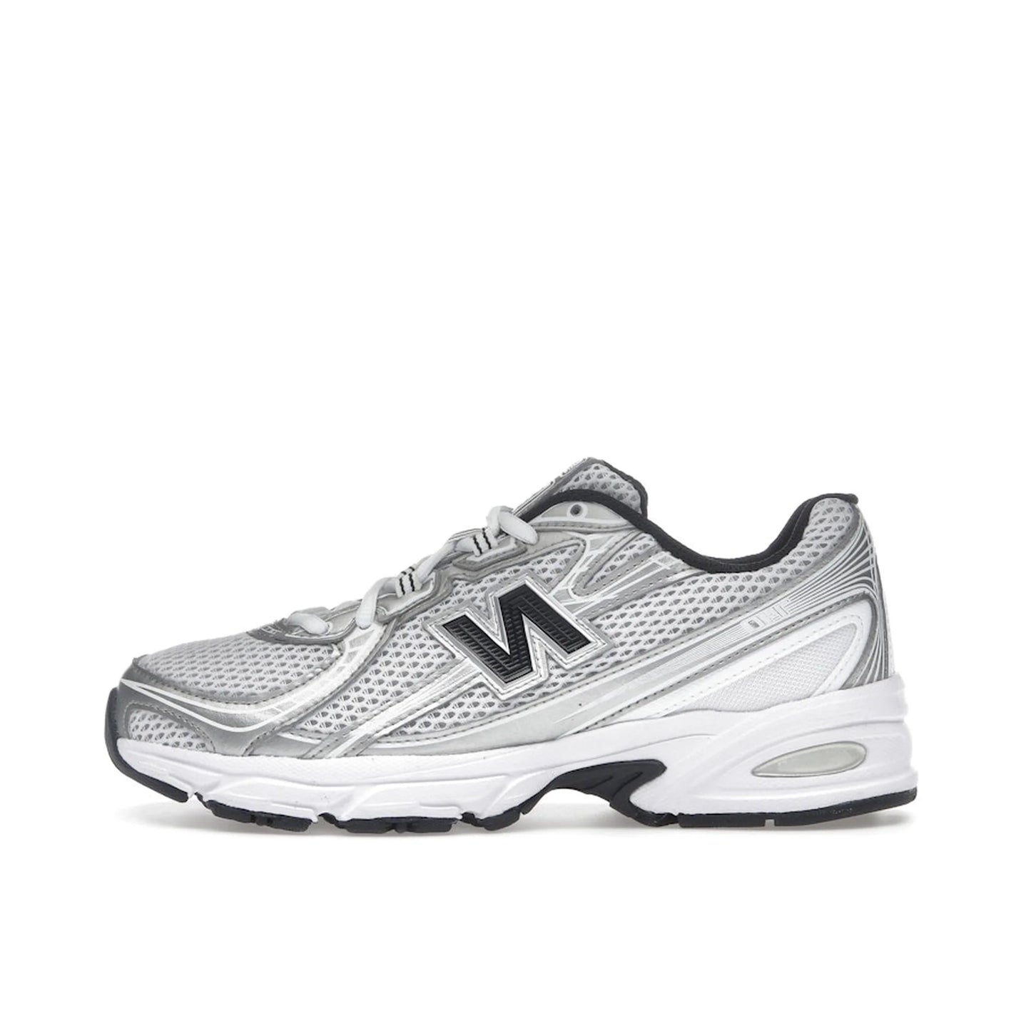 New Balance 740 White Silver Metallic Navy