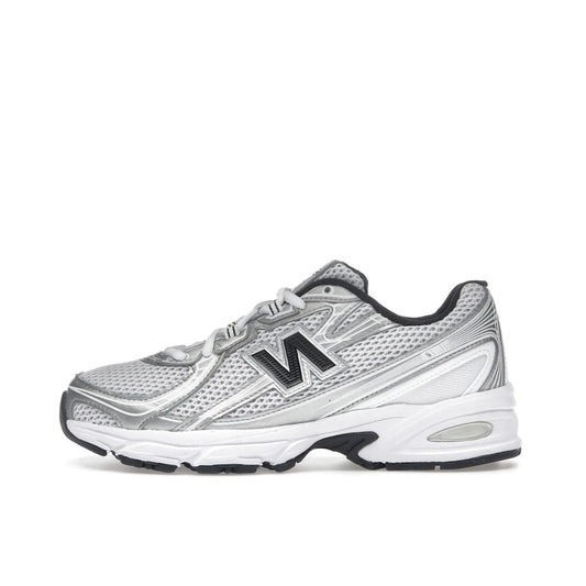 New Balance 740 White Silver Metallic Navy