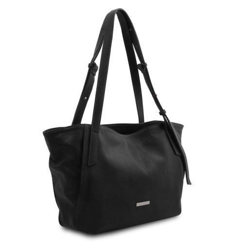 TL Bag - Borsa shopping in pelle morbida