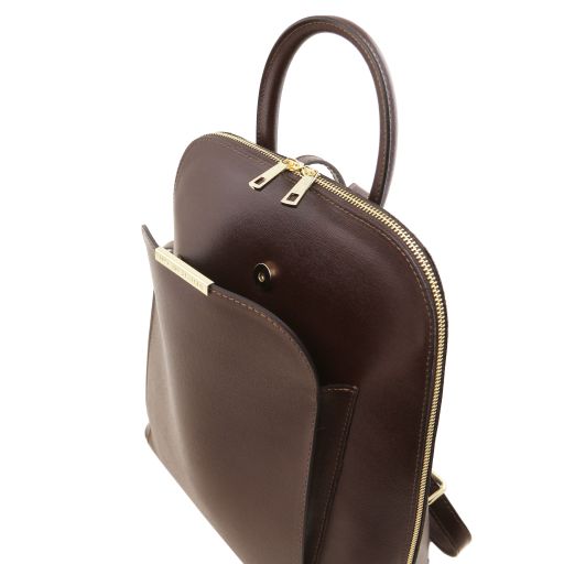 TL Bag - Zaino da donna in pelle Saffiano