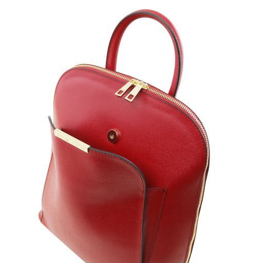 TL Bag - Zaino da donna in pelle Saffiano