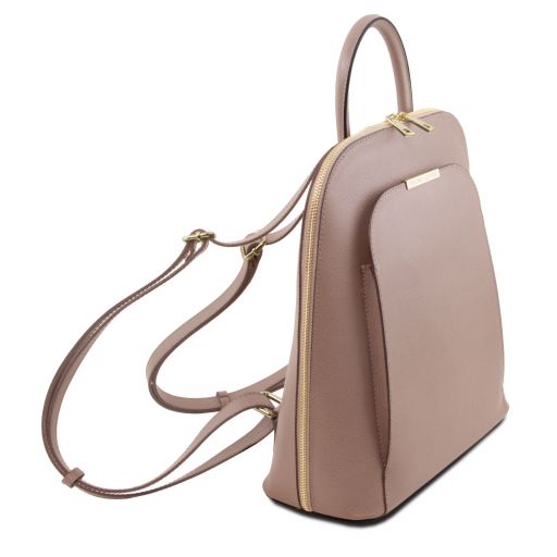 TL Bag - Zaino da donna in pelle Saffiano