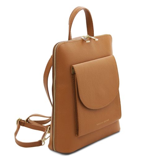 TL Bag - Zaino piccolo da donna in pelle